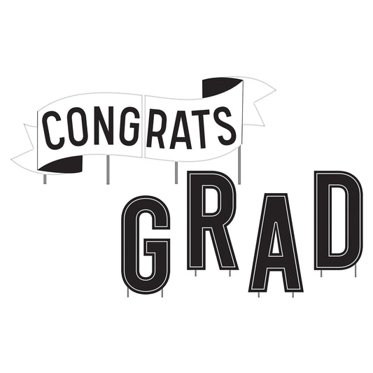 CONGRATS GRAD YARD SIGN