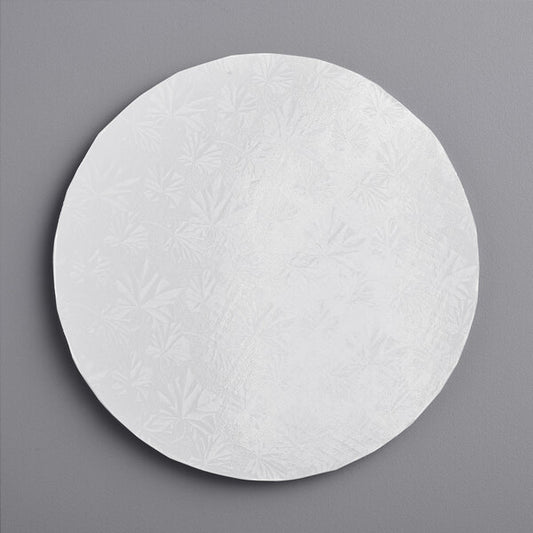 12" ROUND WHITE CAKE DRUM