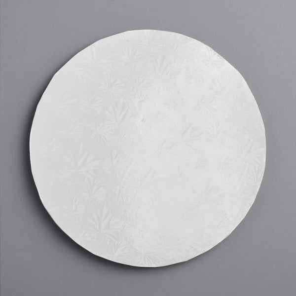 10" WHITE ROUND CAKE DRUM