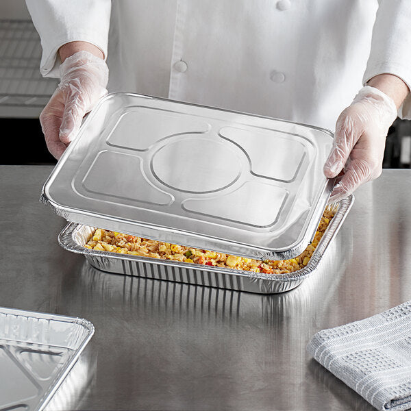 FOIL STEAM PAN LID 1/2 SIZE