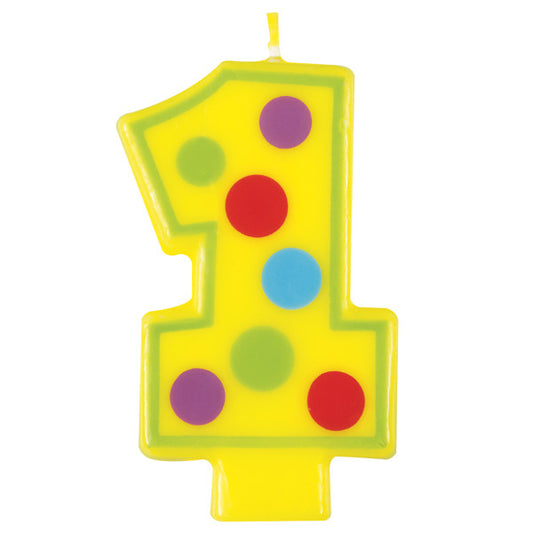 #1 DECORATIVE BIRTHDAY CANDLE