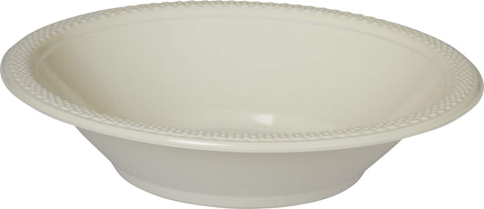 12OZ PLASTIC BOWLS VANILLA CREM