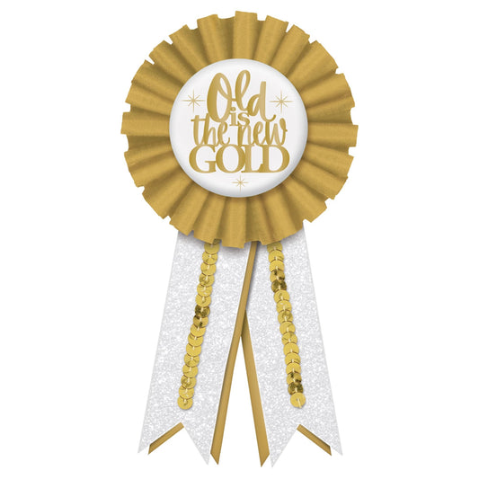 OLD IS THE NEW GOLD RIBBON