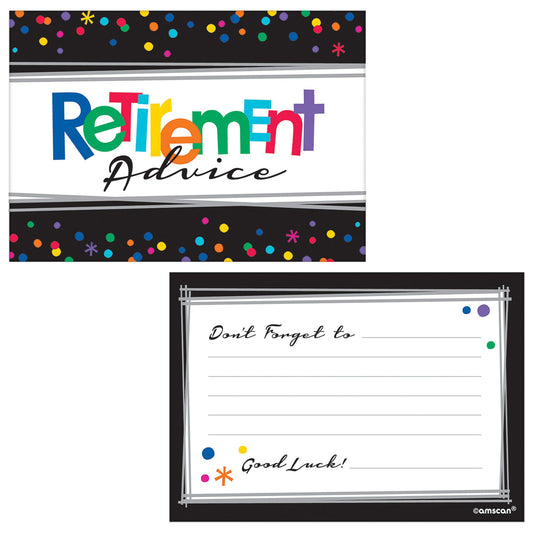 RETIREMENT ADVICE CARDS