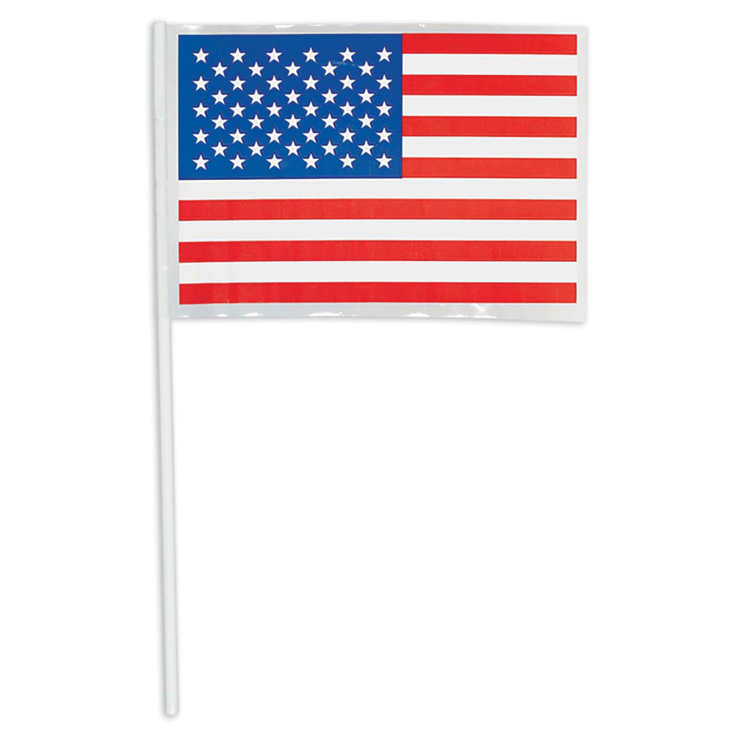 PLASTIC AMERICAN FLAGS