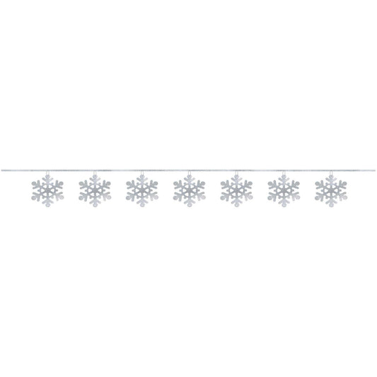 SNOWFLAKE SEQUIN GARLAND