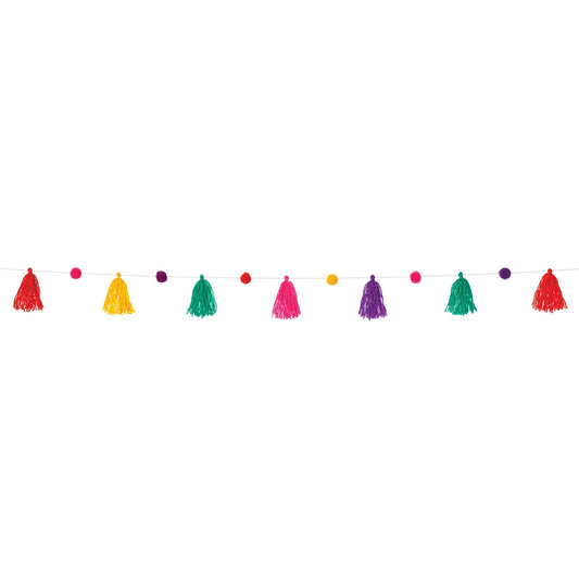 MULTI COLOR POM POM GARLAND