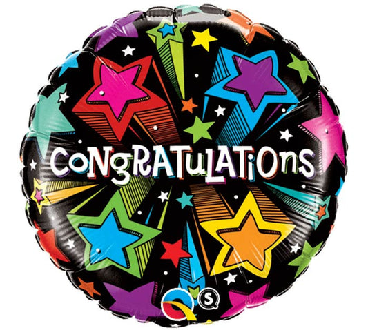 CONGRATS SHOOTING STARS 18" MYLA