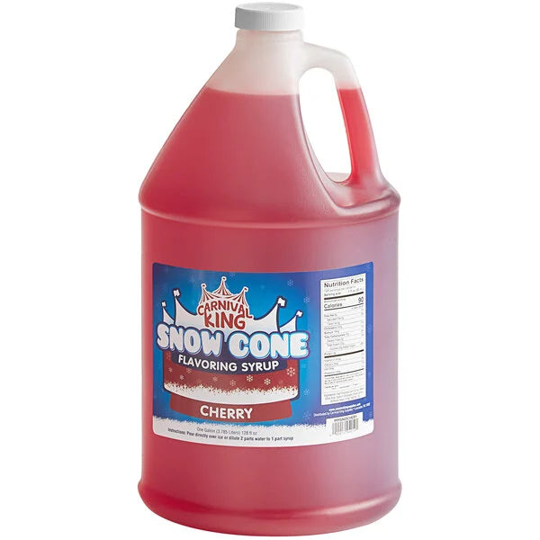 CHERRY SNOW CONE SYRUP 1GAL