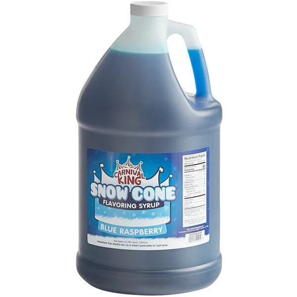 BLUE RASP SNOW CONE SYRUP 1GAL