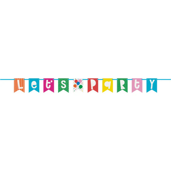 COLORFUL BLLN PENNANT BANNER
