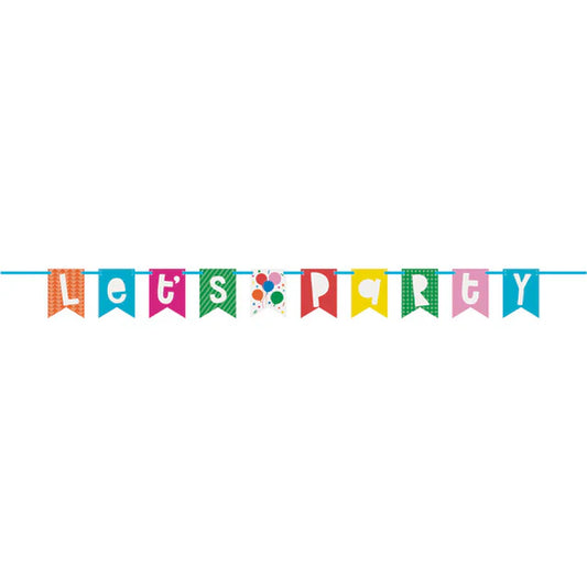 COLORFUL BLLN PENNANT BANNER