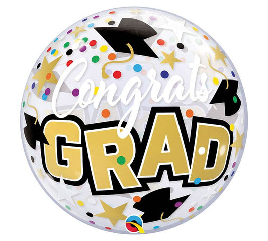 CONGRATS GRAD 22" BUBBLE