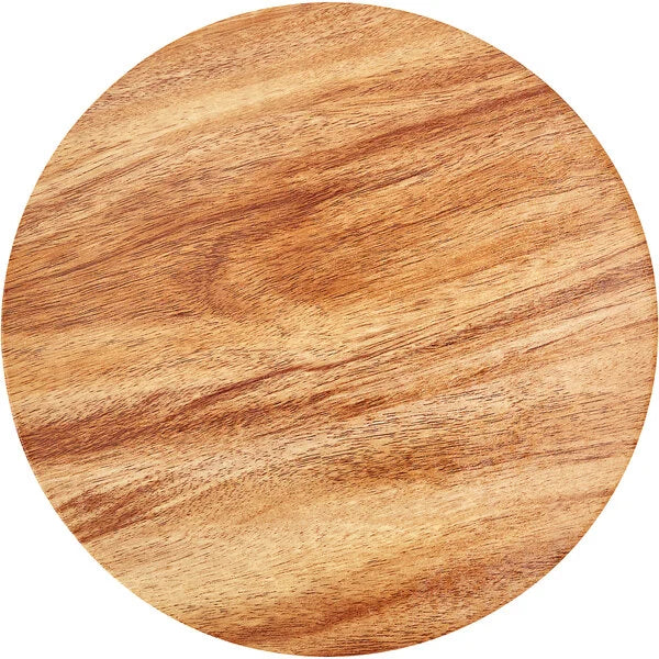 10" ROUND REV MARBLE/WOOD CAKE CIRCLE