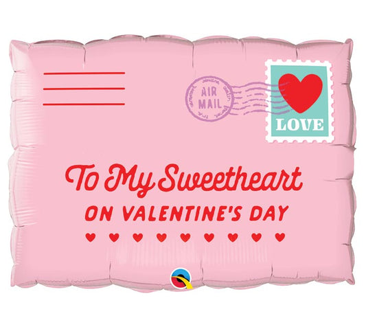 ADDRESS TO SWEETHEART 30" MYLAR