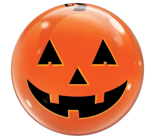 JACK-O-LANTERN 22" BUBBLE BALLOON