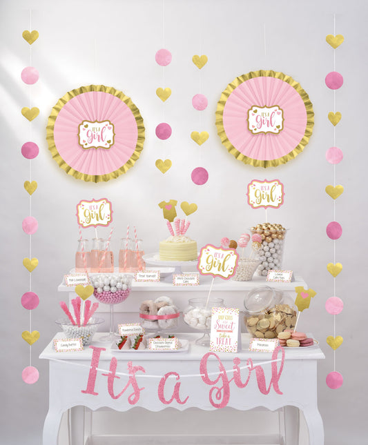 TREAT TABLE DECOR KIT PINK
