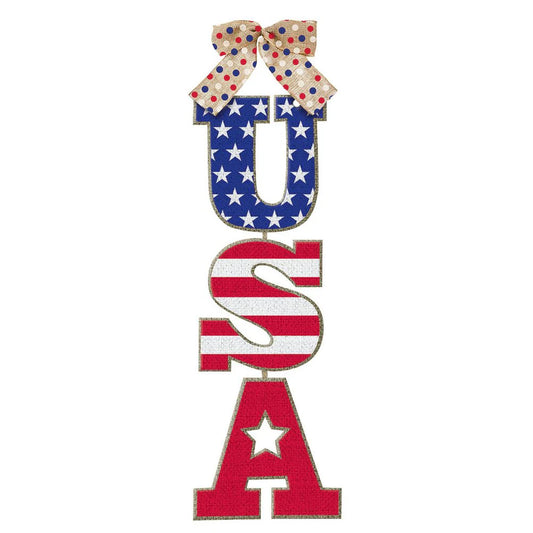 PATRIOTIC USA HANGING SIGN