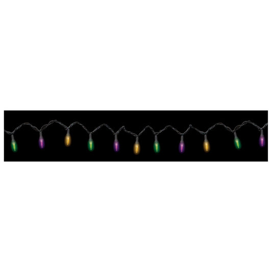 MARDI GRAS COLORED LIGHTS 100CT