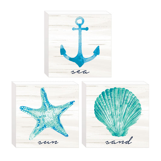 MINI BEACH BLOCK SIGNS
