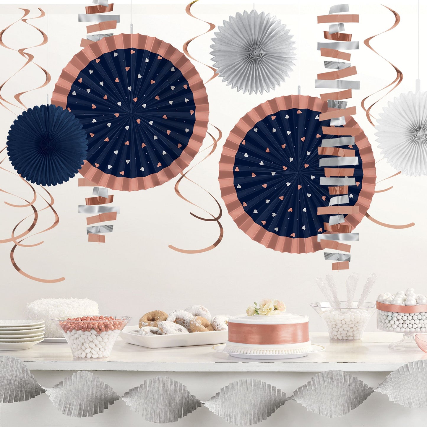 NAVY WEDDING ROOM DECOR KIT