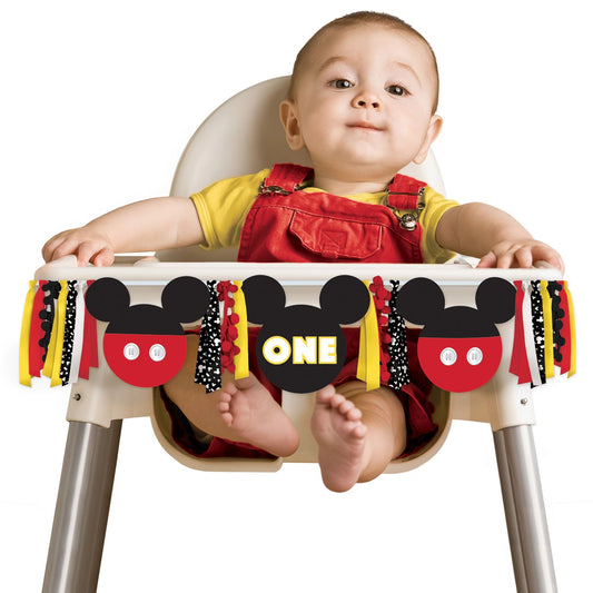 MICKEY 1ST BDAY HIGH CHAIR DEC