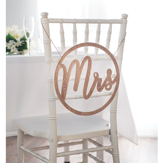 SIGN CHAIR MRS