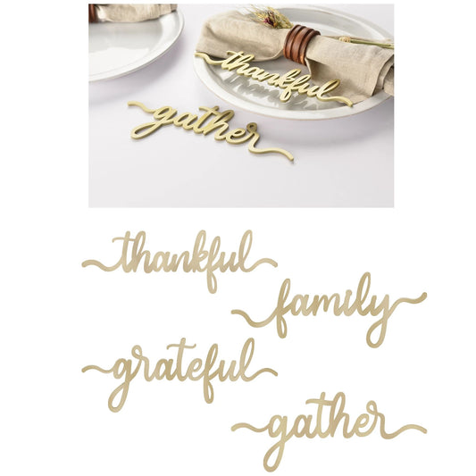 THANKS DECO WOOD SAYINGS