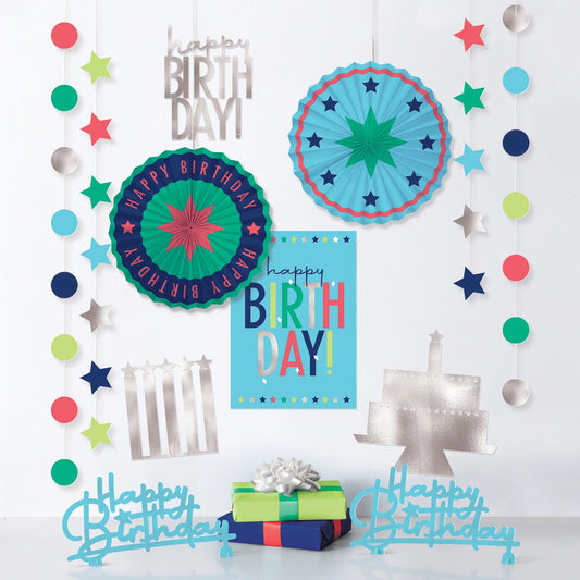 MODERN BDAY ROOM DECOR KIT