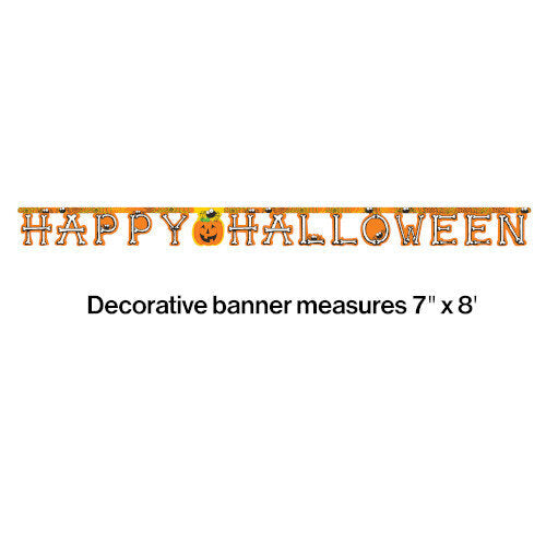 HAPPY HALLOWEEN JOINTED BANNER