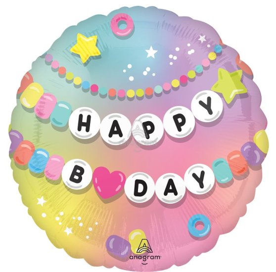 FRIENDSHIP HAPPY BDAY 18" MYLAR