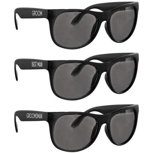 GROOM & CREW PARTY GLASSES