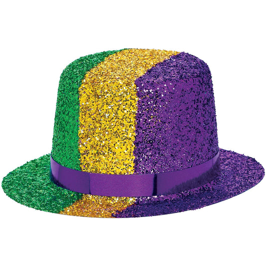 MARDI GRAS MINI TOP HAT