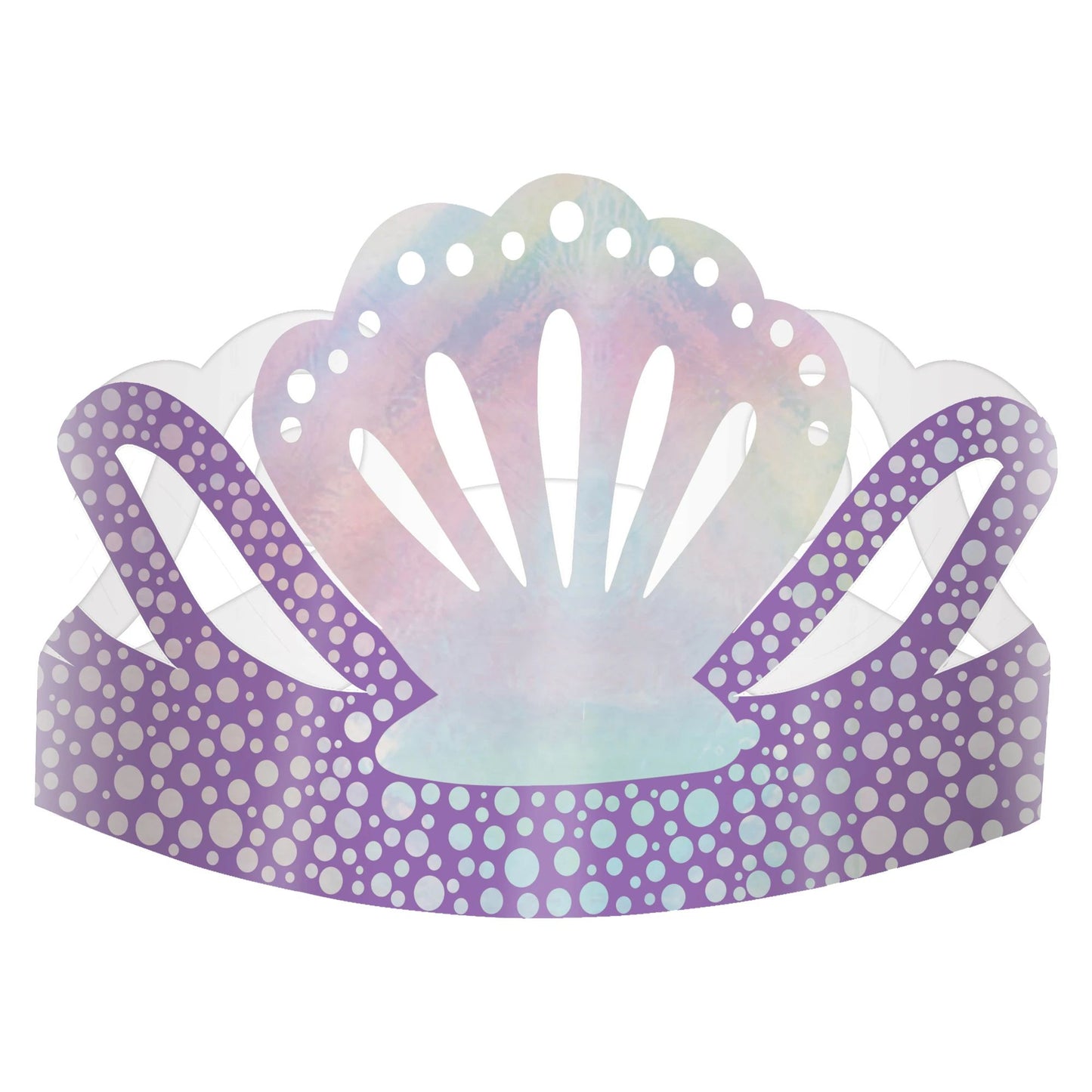 SHIMMERING MERMAID PAPER CROWNS
