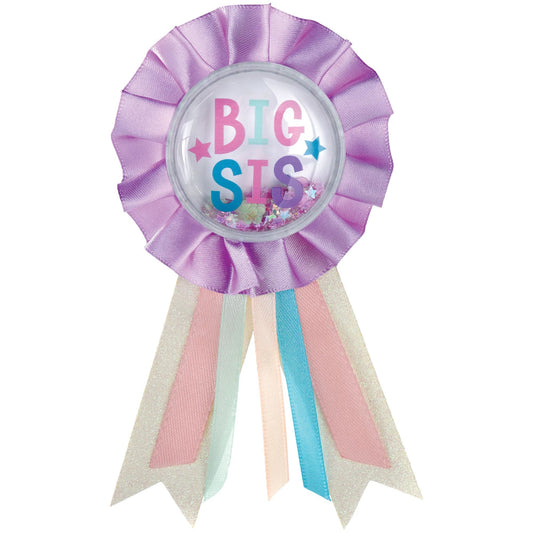 BIG SIS CONFETTI AWARD RIBBON