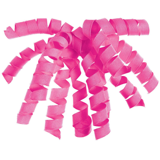 NEON PINK GROSSGRAIN BOW