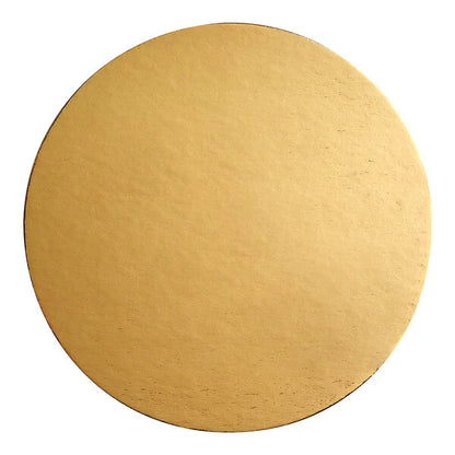 10" ROUND REV BLK/GLD DESSERT CIRCLE