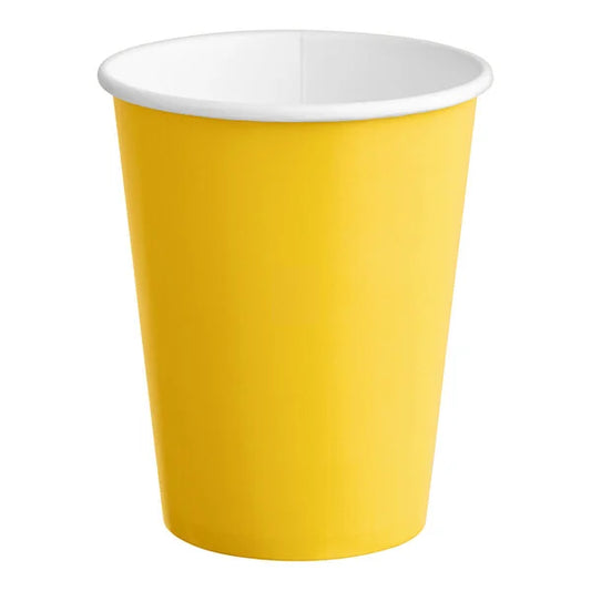 SCHOOL BUS YELLOW 9OZ PPR CUPS