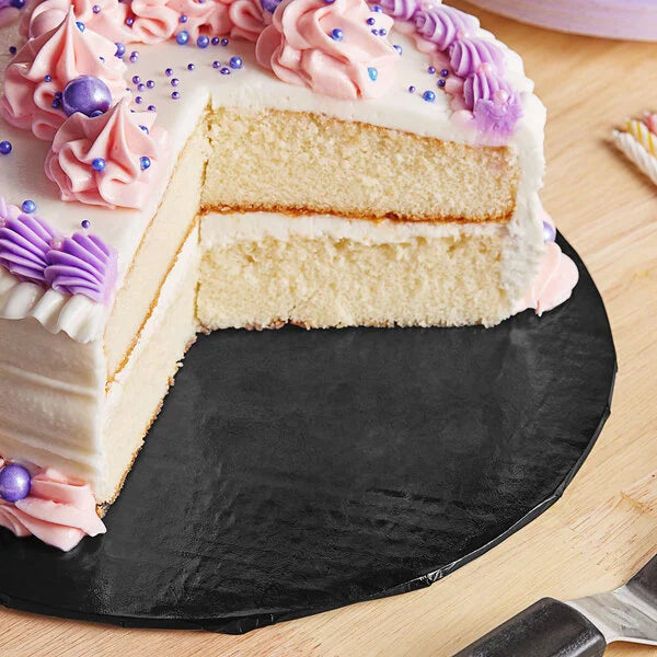 10" BLACK ROUND CAKE DRUM