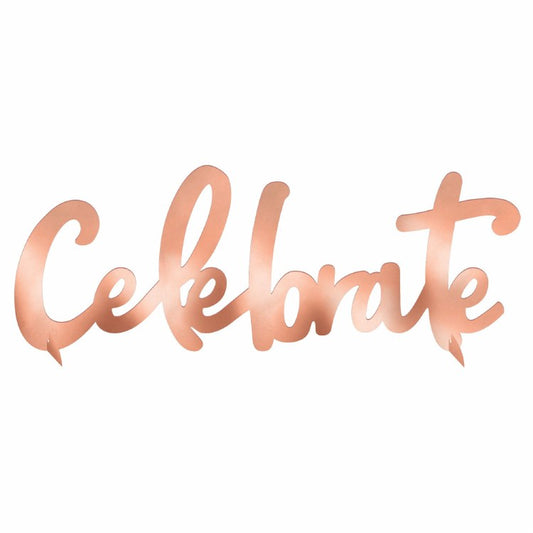 BLUSH BIRTHDAY FOIL CENTERPIECE