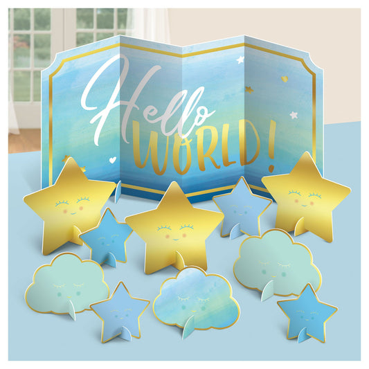 OH BABY TABLE DECOR KIT BLUE
