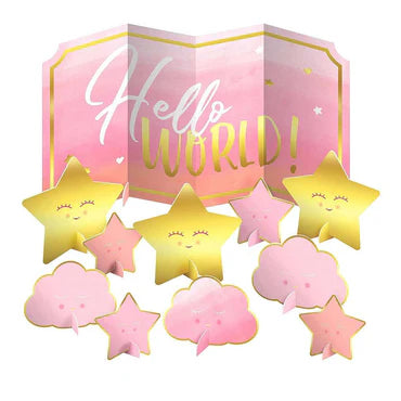 OH BABY TABLE DECOR KIT PINK