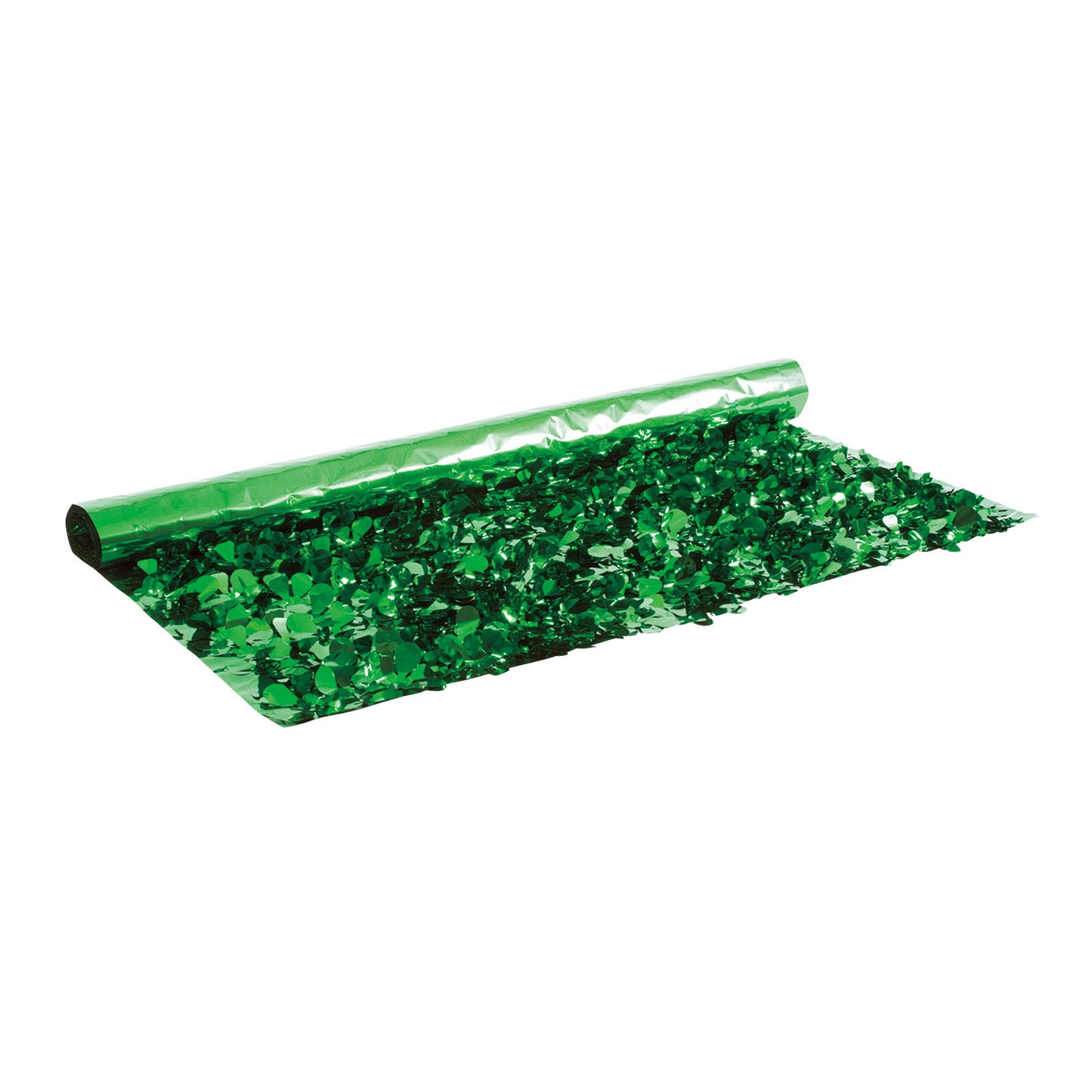 GREEN FLORAL SHEETING 5 YD