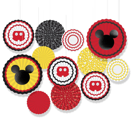 MICKEY PAPER FAN DEC KIT