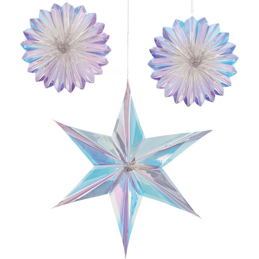 LUMINOUS IRID FANS/STARS