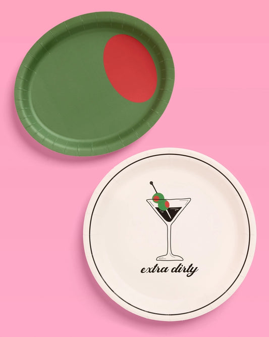 MARTIN & OLIVE PPR PLATE SET 32CT