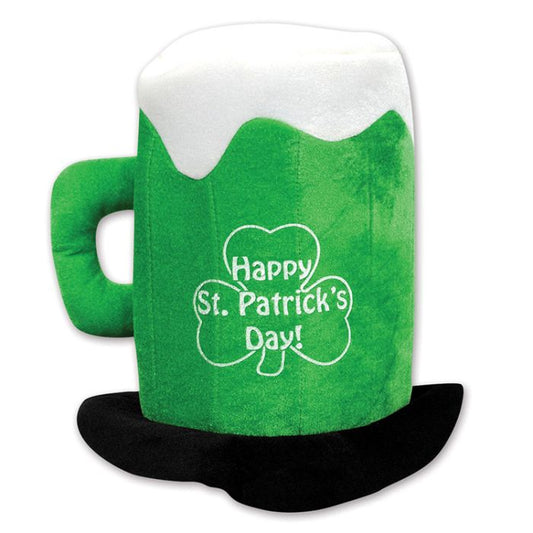 PLUSH ST PATRICKS DAY BEER MUG