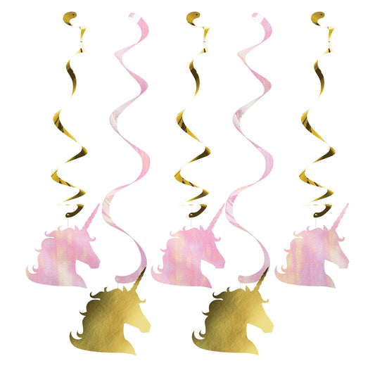 UNICORN DIZZY DANGLERS 5CT
