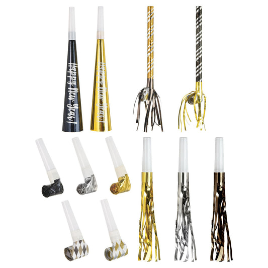 NEW YEARS HORNS & BLOWOUTS