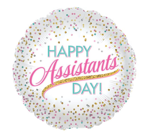 ASSISTANTS DAY CONFETTI 18" MYL
